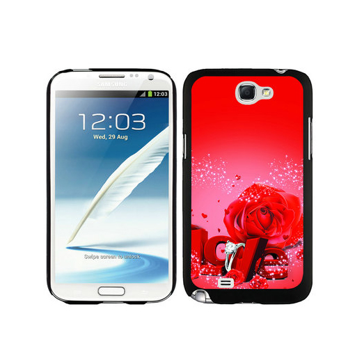Valentine Love Rose Samsung Galaxy Note 2 Cases DRP Valentine Love Rose Samsung Galaxy Note 2 Cases DRP